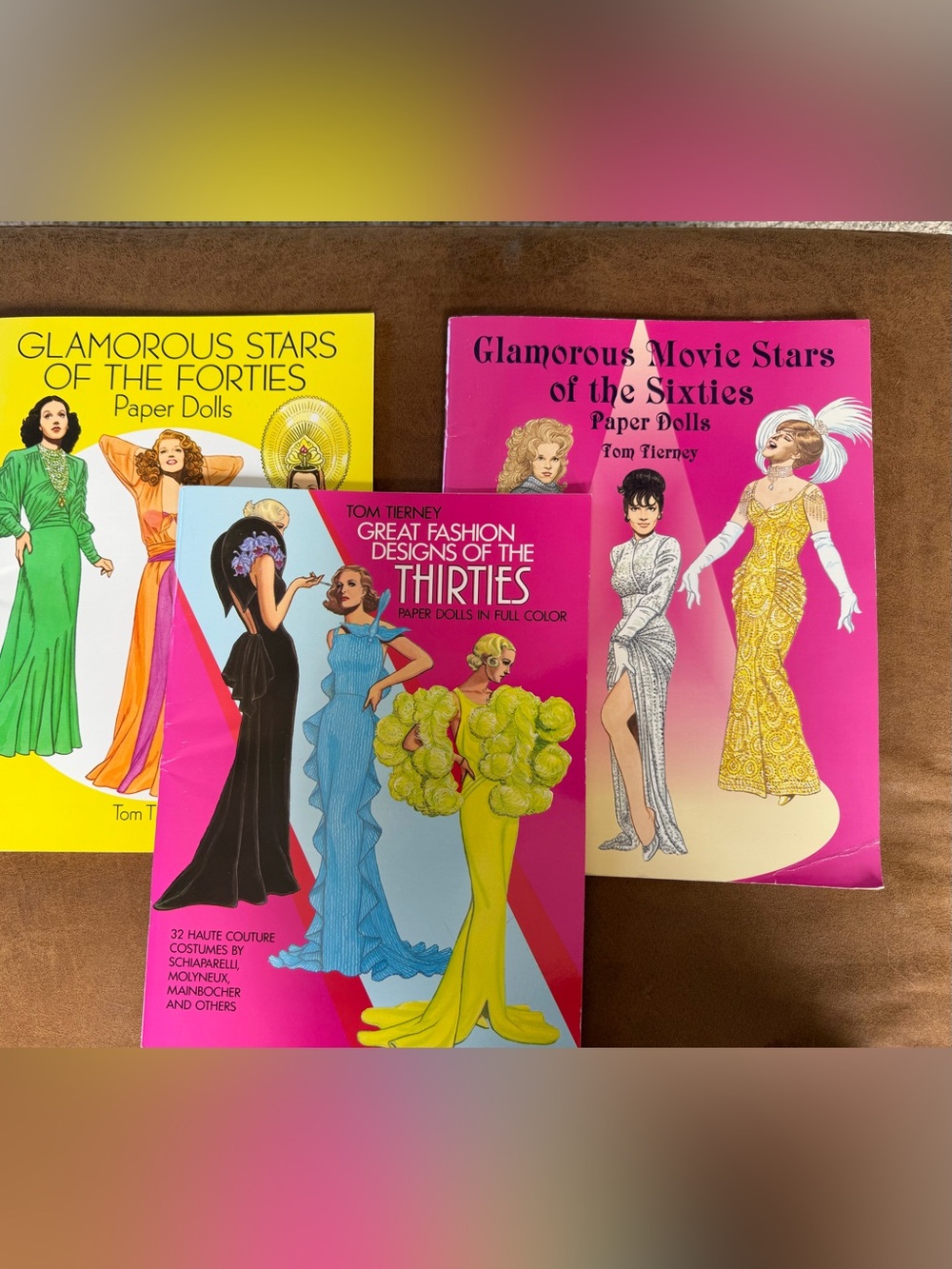 Vintage Tom Tierney Paper Doll Book Bundle – 3 Uncut Books